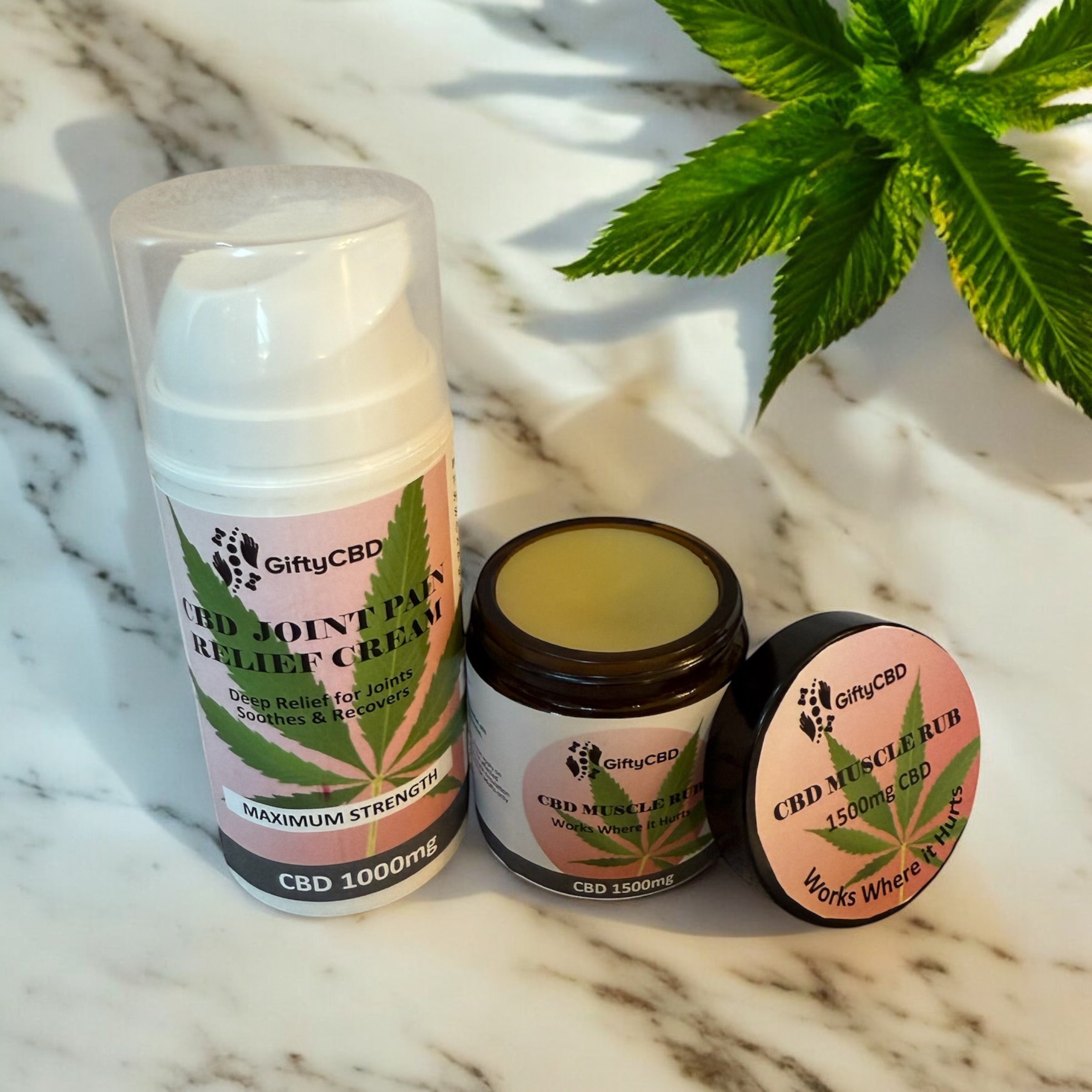 CBD MUSCLE RUB & CBD JOINT PAIN RELIEF CREAM | DUO PACK
