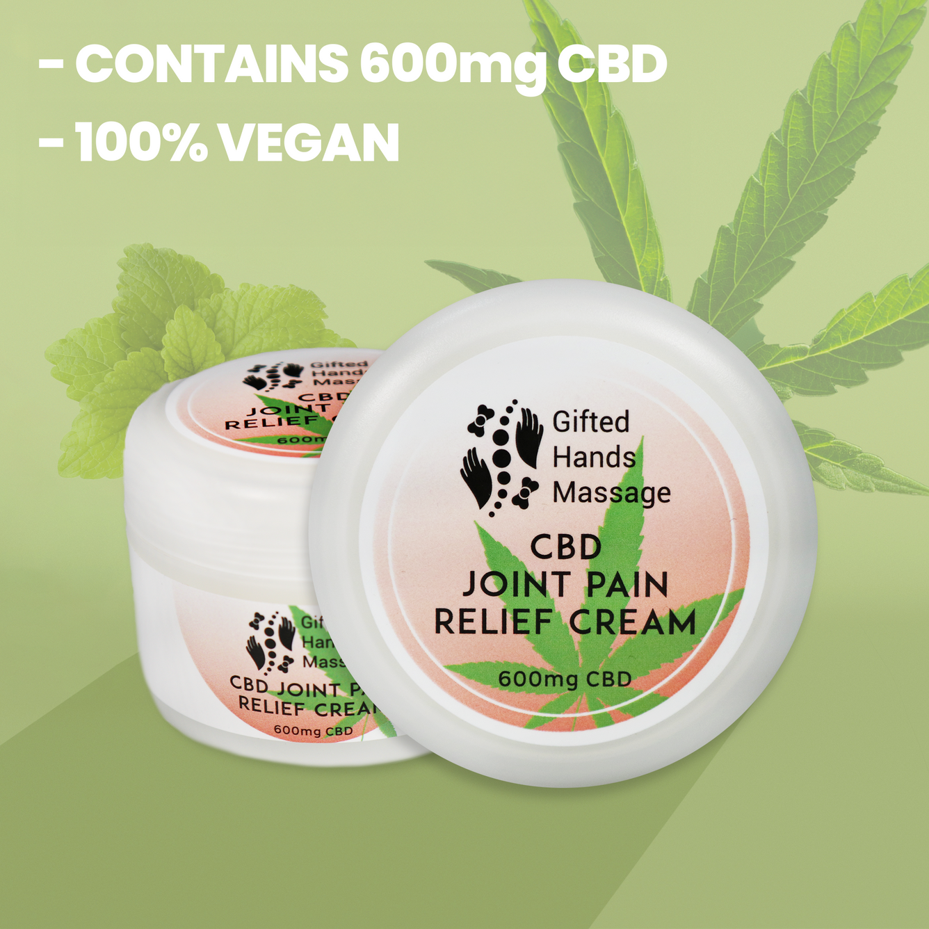 Gifted Hands CBD Joint Pain Relief Cream | 600mg