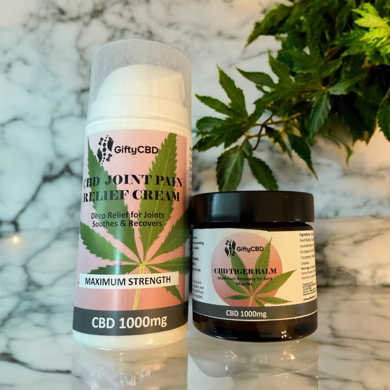 CBD TIGER BALM & CBD JOINT PAIN RELIEF CREAM | DUO PACK